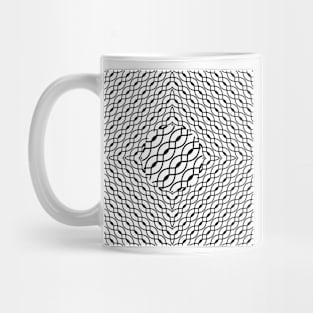 Line Art Trellis Work Mug